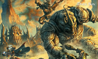 Giant creature attack fantasy setting - a giant creature free wallpaper for desktop