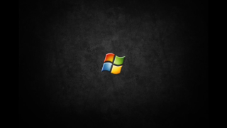 Black background windows logo dark - a white logo free wallpaper