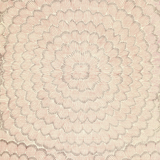 Large white rug circular design - center piece free wallpaper