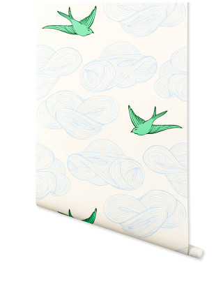 Bird pattern white background blue - a wallpaper free wallpaper for mobile