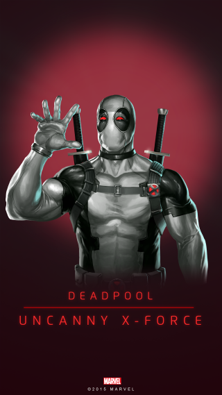 Deadpool swords red background poster - artstation hq free wallpaper for mobile