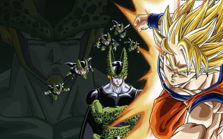 Dragon male hero super saiyan - a green outfit free wallpaper