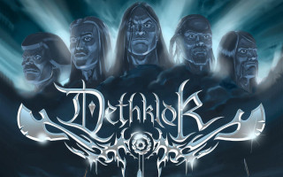 Demonic faces sky clouds deathlok - free dark wallpaper