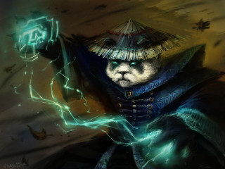 Cat costume sword lightning background - a costume free wallpaper for desktop