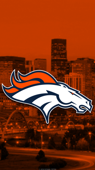 Denver football team skyline architecture - city background free wallpaper for mobile