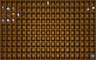 Wooden shelf clock postminimalism edenbox - side and a clock free wallpaper