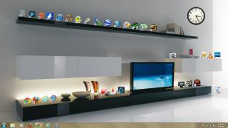 Flat screen tv entertainment center - flat free wallpaper