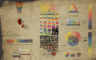 Colorful writing paper artwork - matte drawing free wallpaper for desktop