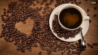 Coffee cup table spoon heart 2 - top of a table next free wallpaper