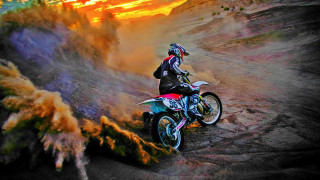 Dirt bike rider dirt track 7 - brian dunlop free wallpaper