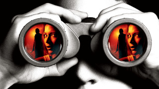 Person holding binoculars hands on - massurrealism free wallpaper