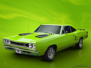 Green car black hood vent - a green car free wallpaper