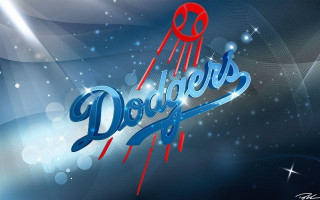 Dodgers logo blue background stars 2 - andrew boog faithfull free wallpaper