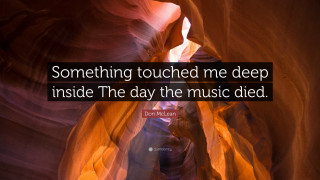 Don mellen quote music died - amazing free wallpaper