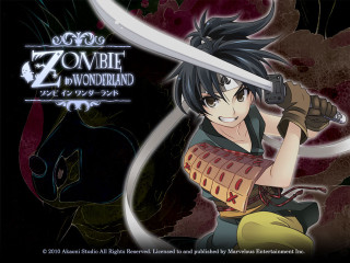 Anime character sword demon foreground - a demon in the background free wallpaper