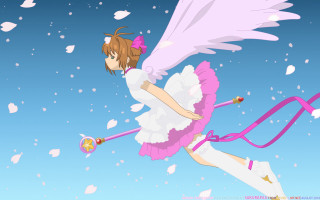 Girl pink dress ribbon angel - a pink ribbon free wallpaper