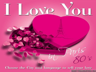 Pink heart background box flowers - a pink heart free wallpaper