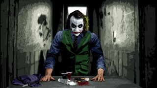 Joker man dark hallway knife - the joker free wallpaper