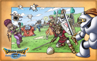 Cartoon group people swords armor 3 - a cartoon of a group free wallpaper for desktop