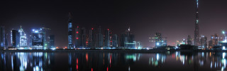 City skyline tall buildings nighttime 16 - david imms free wallpaper for desktop