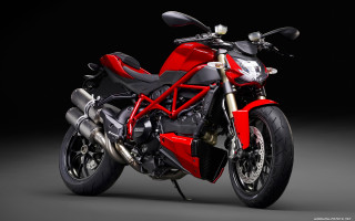 Red motorcycle dark room black 12 - duccio free wallpaper for desktop