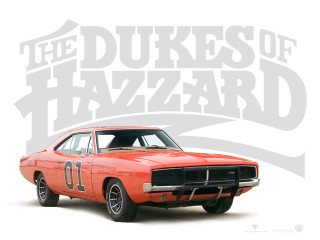 Red car number durstes hazzard - side and the words free wallpaper