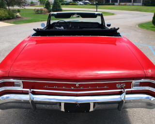 Red convertible car parking lot - convertible free wallpaper