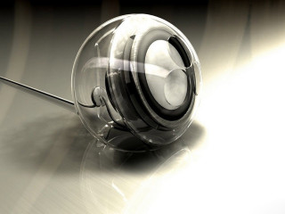 Speaker metal wire light shining - a speaker free wallpaper