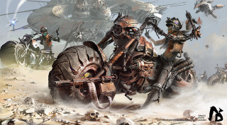 Motorcycle desert helicopter group ride - the desert free wallpaper