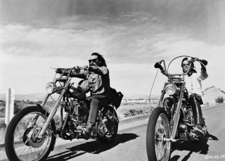 Motorcycle ride couple road sky - 1 9 7 0 s free wallpaper