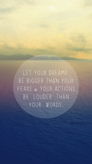 Blue ocean clouds quote image - a blue ocean free wallpaper for mobile