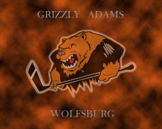 Grizzly adams logo bear hockey - a hockey stick free wallpaper
