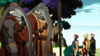 Forest group people man stick - a stick free wallpaper