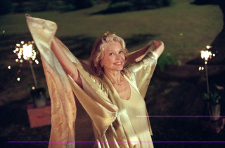 Woman yellow dress white scarf - a yellow dress holding free wallpaper