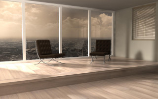 Room chair window ocean view - david chipperfield free wallpaper