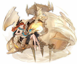 Woman dragon ride horns creature - horn and horns free wallpaper