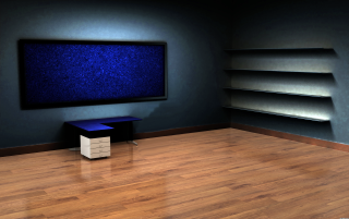 Room television shelf blue screen - a blue screen free wallpaper