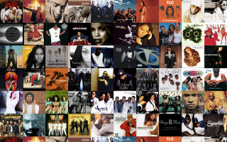 Collage people names colors sizes - nostalgic free wallpaper