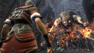 Demonic creature man fire video - demonic free wallpaper