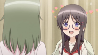 Girl glasses bowtie longhair schooluniform - another girl free wallpaper