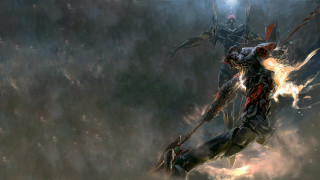 Man suit sword demon air - his back in free wallpaper