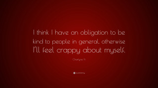 Quote red background obligation kind - preraphaelitism free wallpaper