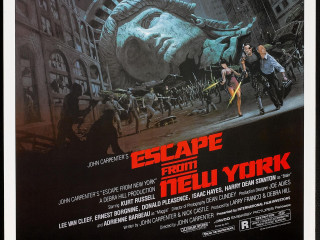 Escape new york woman gun - a movie poster free wallpaper for desktop
