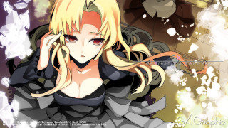 Blonde woman black dress white 2 - woman free wallpaper for desktop