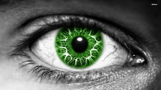 Green eye green iris black - a green eye free wallpaper