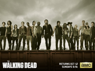 Walking dead cast train track - dead free wallpaper