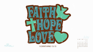 Calendar heart cross design image - free love wallpaper