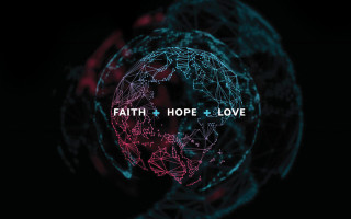 Globe faith hope dark background - a globe free wallpaper