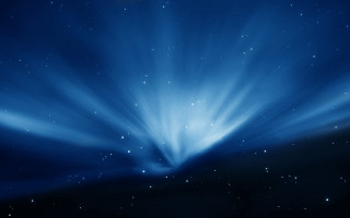 Blue background stars bright light 2 - a bright light in the middle of it free wallpaper