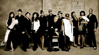 Group people brick wall cross - harlem renaissance free wallpaper